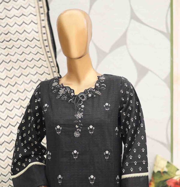 Bin Saeed Stitched 3 Piece Emb Khaddar Winter Collection'2024