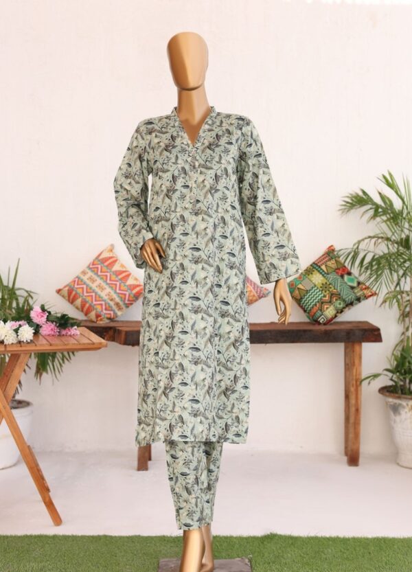 Bin Saeed Stitched 2 Piece Exclusive Mid Summer Printed Cotton  Collection'2024 - Image 3