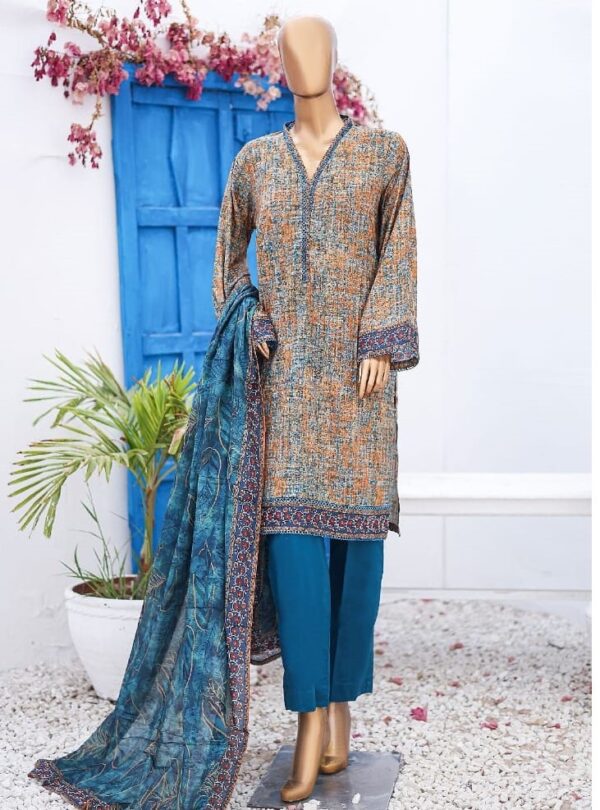 Bin Saeed Stitched 3 Piece Printed Lawn Collection'2024 - Image 3