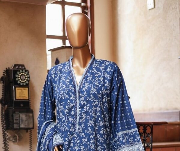 Bin Saeed Stitched 3 Piece Printed Lawn Collection'2024