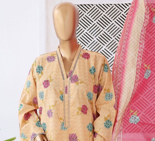 Bin Saeed Stitched 3 Piece Printed Lawn Collection'2024
