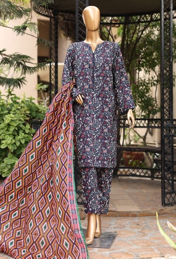 Bin Saeed Stitched 3 Piece Printed Lawn Collection'2024 - Image 3