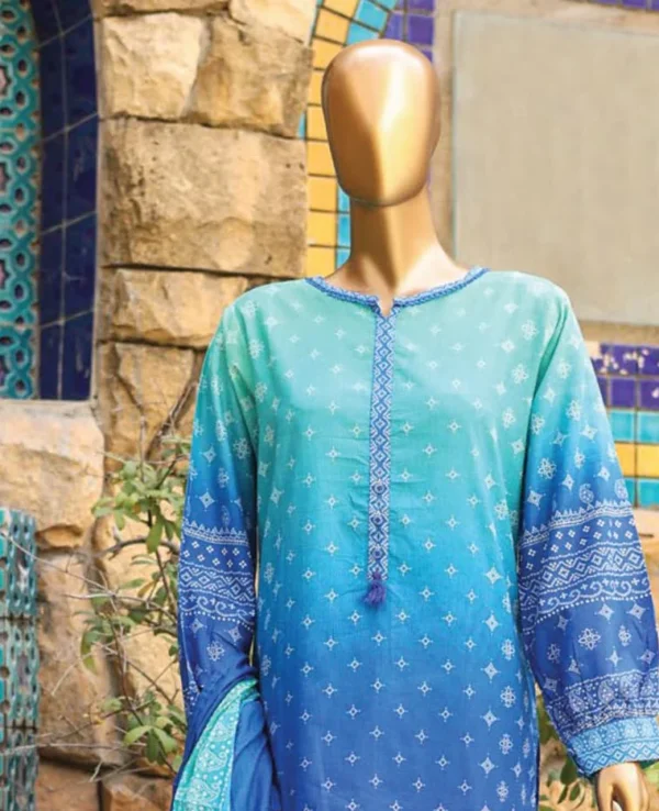 Bin Saeed Stitched 3 Piece Printed Lawn Collection'2024
