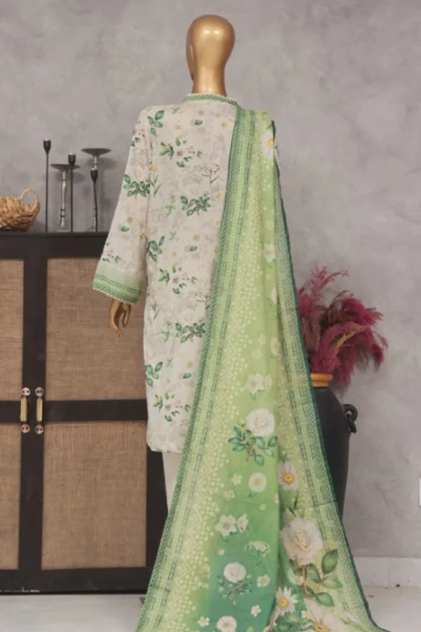 Bin Saeed Stitched 3 Piece Printed Lawn Collection'2025 - Image 3