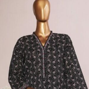 Bin Saeed Stitched 3 Piece Printed Lawn Fershi Shalwar Collection'2025