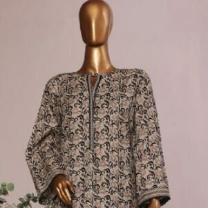 Bin Saeed Stitched 3 Piece Printed Lawn Fershi Shalwar Collection'2025