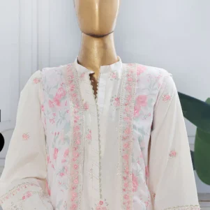 Bin Saeed Stitched 3 Piece Embroidered Eid Ka Jora Luxury Lawn Collection'2025