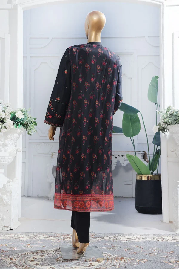 Bin Saeed Stitched 3 Piece Embroidered Eid Ka Jora Luxury Lawn Collection'2025 - Image 3