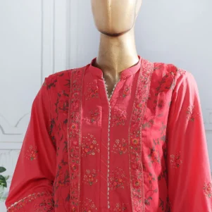 Bin Saeed Stitched 3 Piece Embroidered Eid Ka Jora Luxury Lawn Collection'2025
