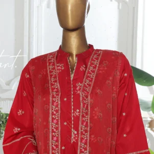 Bin Saeed Stitched 3 Piece Embroidered Eid Ka Jora Luxury Lawn Collection'2025