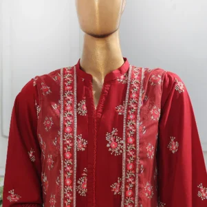 Bin Saeed Stitched 3 Piece Embroidered Eid Ka Jora Luxury Lawn Collection'2025