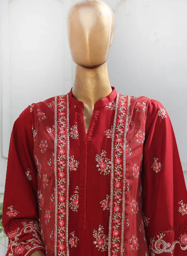Bin Saeed Stitched 3 Piece Embroidered Eid Ka Jora Luxury Lawn Collection'2025