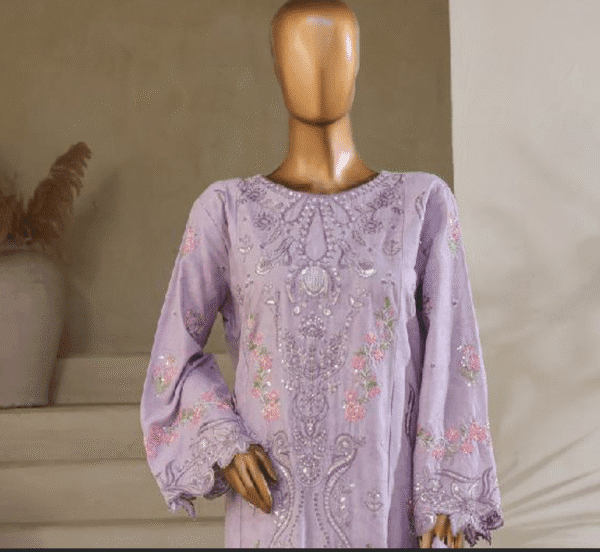 Bin Saeed Stitched 3 Piece Embroidered Luxury Lawn Collection'2025